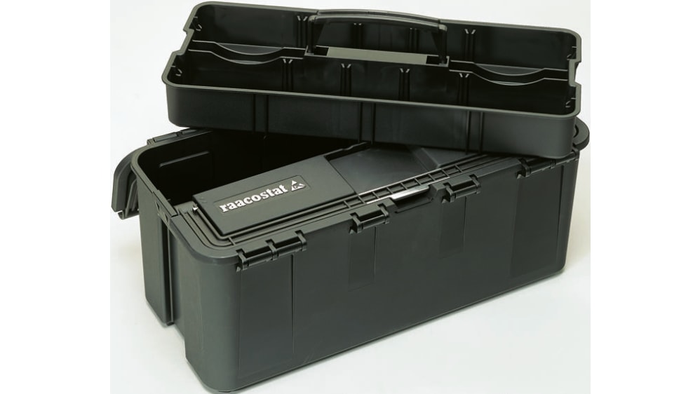 104432 | Raaco 帯電防止ケース 静電防止 426mm x 215mm x 170mm | RS