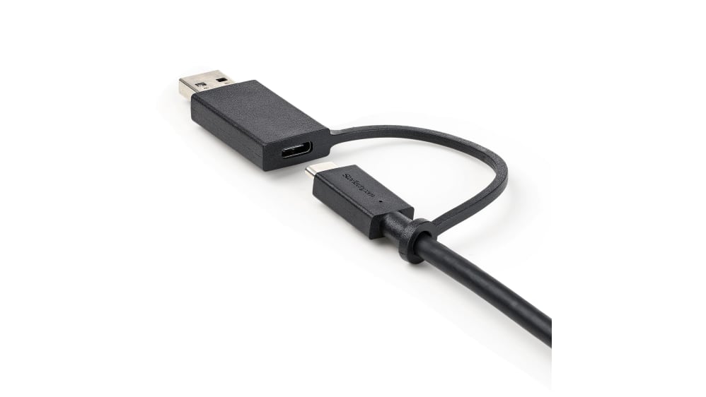 ACROPAQ ACM006K - Boite cache cable - Avec multiprise, 5 x Prises, 3 x  USB-C et USB-A, Charge ultra rapide - Range cable - Boîtier de rangement 30  x14 x14 cm