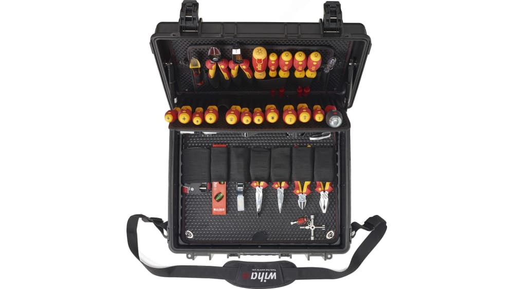 Wiha Kit d'outils d'électricien Competence XL 80 pièces - 40523