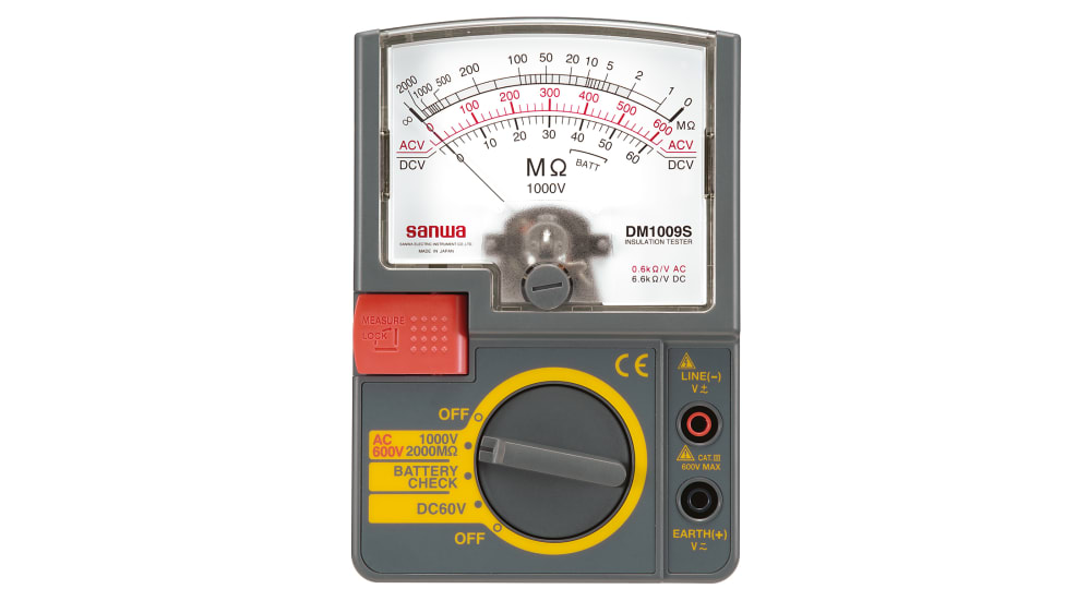 三和電気計器 DM1009S 絶縁検査キット 絶縁検査キット 60 V 2000 mΩ