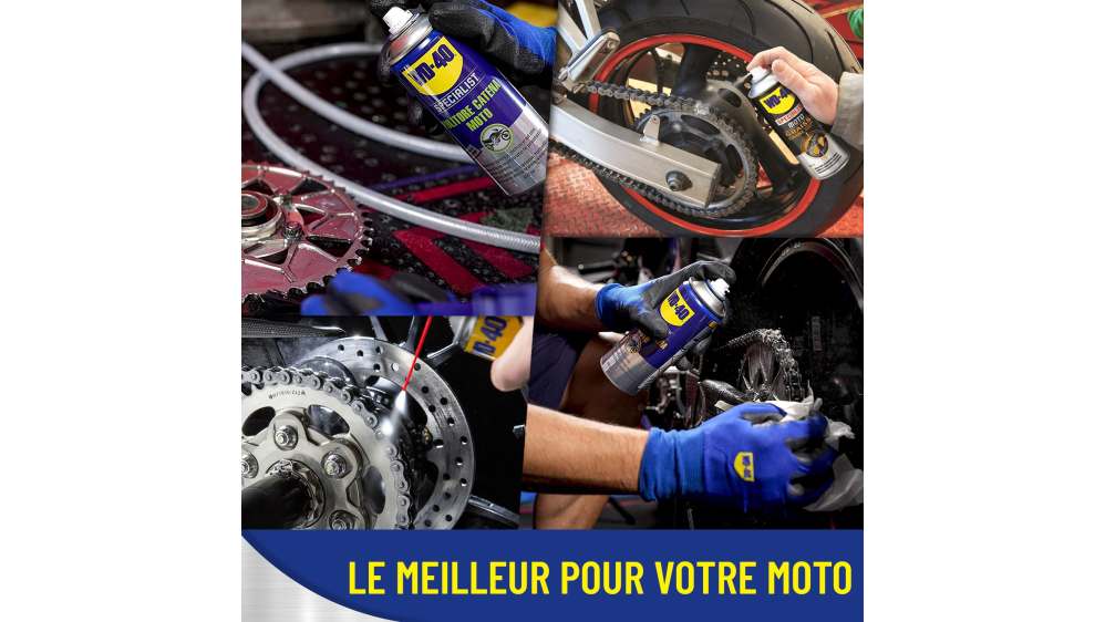 Kit Nettoyage Chaîne Moto Draper 30834 – Bain + Brosses + Bouteille – Nettoyage Efficace Sans Dégâts