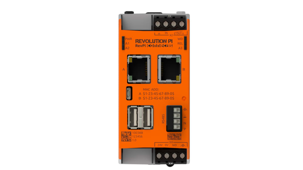 PR100364 | Revolution PI RevPi Connect S, Linux, 1.5 GHz, 32