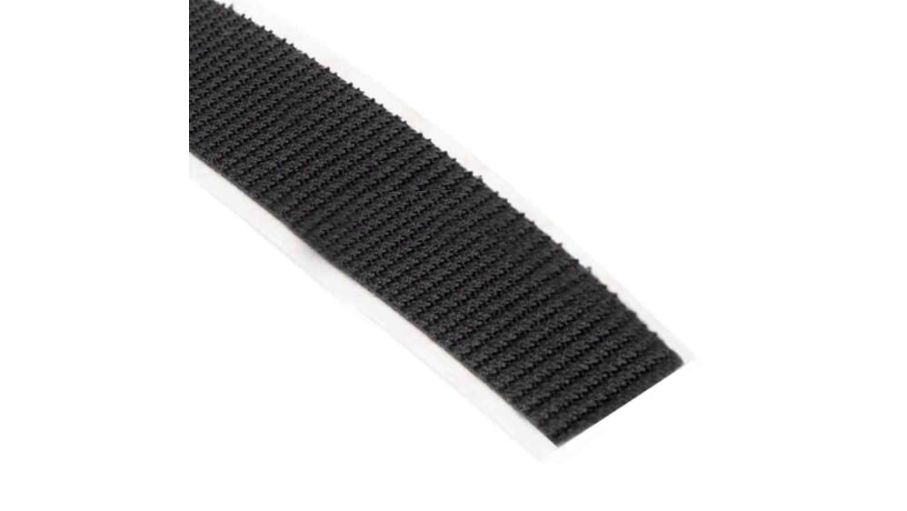 Velcro Pilzkopf-Haken Klettband, 20mm x 5m, Schwarz