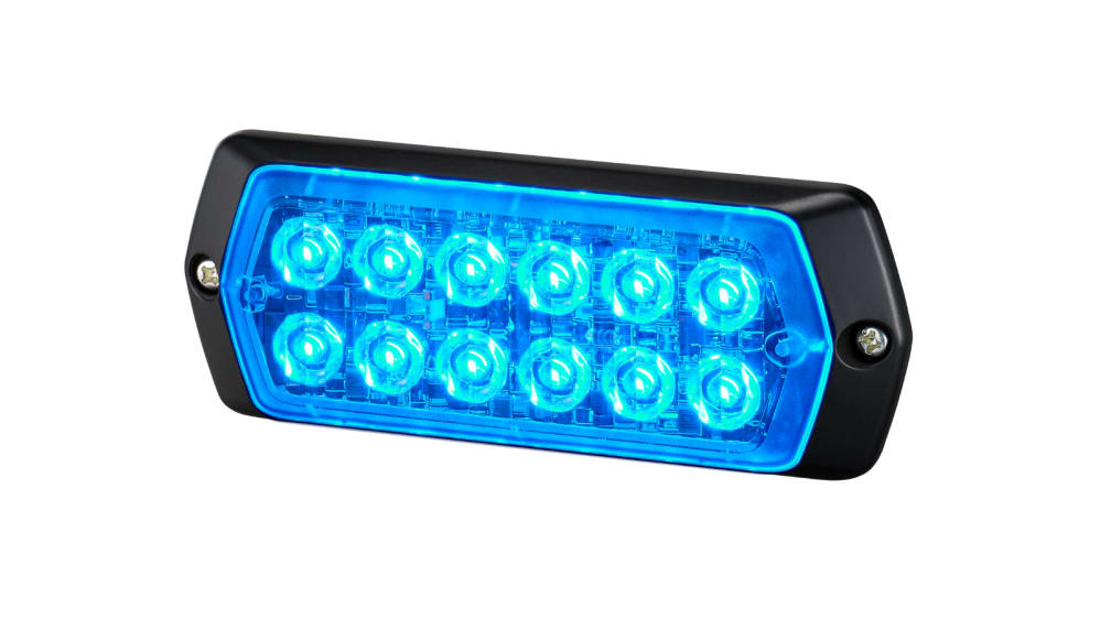 Patlite 2M1, LED Verschiedene Lichteffekte Warnleuchte Blau, 12