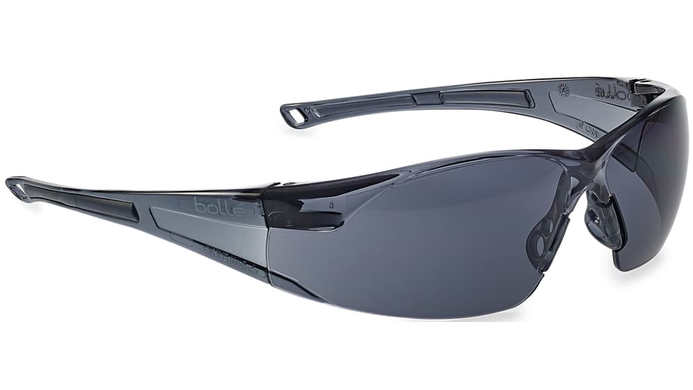 Gafas De Protección Bollé RUSH+ Con Lente Ahumada - Antivaho, Antiarañazos Y Protección Balística