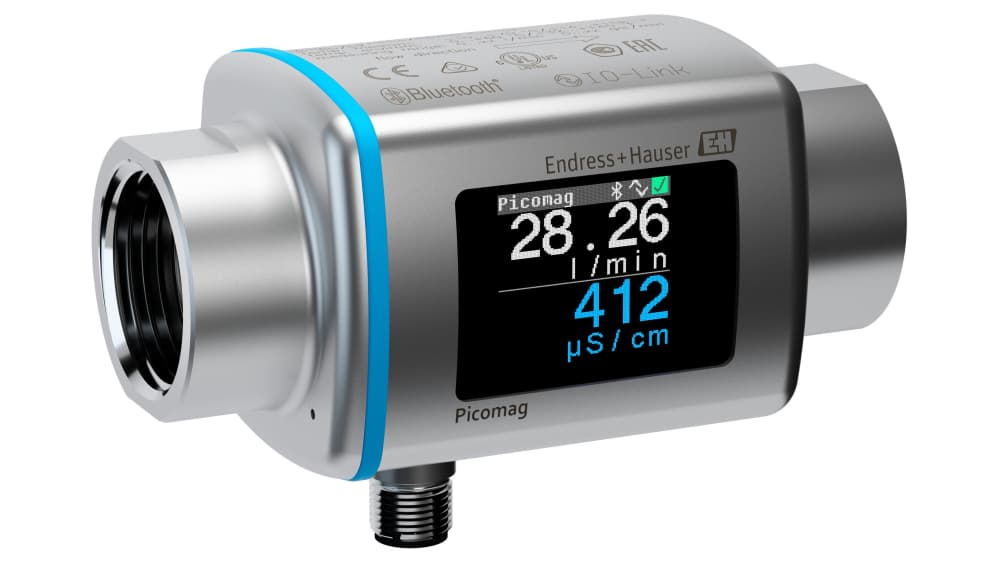 Digitaler Durchflussmesser LCD Wasserzähler 1-25L/min G1/2 Mit Temperaturanzeige – Präzise Verbrauchsmessung