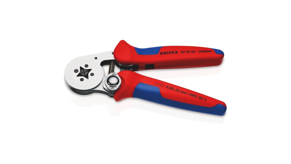 Knipex 圧着工具, ワイヤ寸法:28 → 6AWG, 圧着工具, 97 Knipex 圧着工具, ワイヤ寸法:28 → 6AWG, 圧着工具, 97
