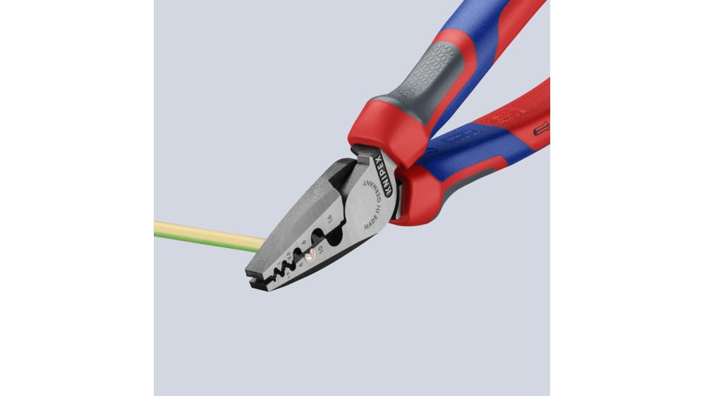 Knipex 圧着工具, ワイヤ寸法：26 → 6AWG, 圧着工具, 97シリーズ, 97