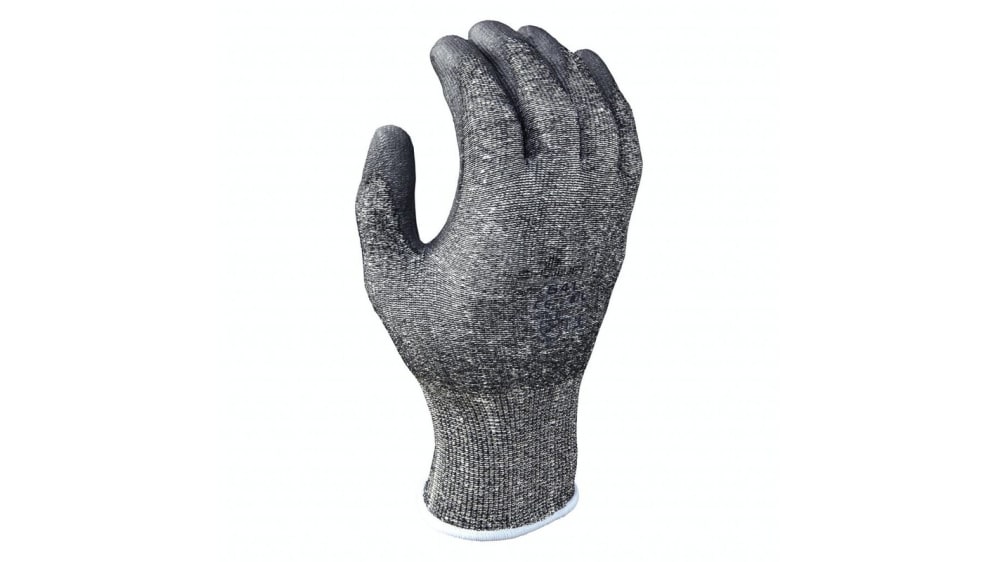SHO5412 Showa 541 Grey HPPE Cut Resistant Work Gloves, Size