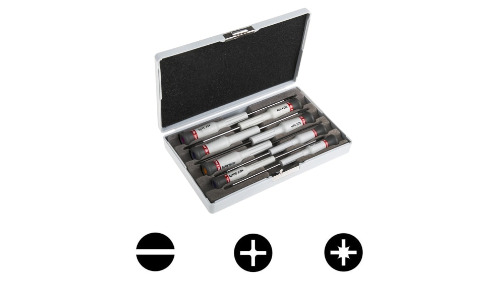 Coffret de 8 tournevis de précision micro-tech torx FACOM