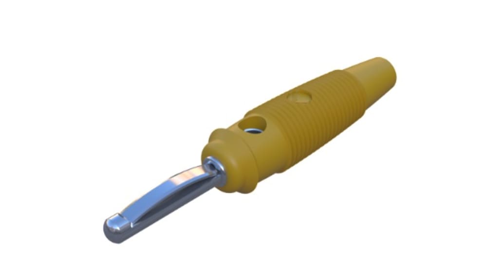 930061103 | Hirschmann Test & Measurement Yellow Male Banana