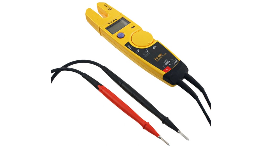 Fluke T5-600 Electrical Voltage, Continuity and Current Tester, Measures Up  To 100 A Without Contact, Automatically Select AC/DC Voltage For Tests