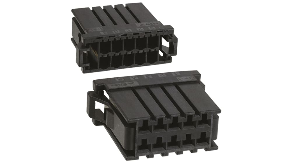 ジョイントモビリティ TE Connectivity コネクタハウジング 10極 ピッチ：3.81mm 2列