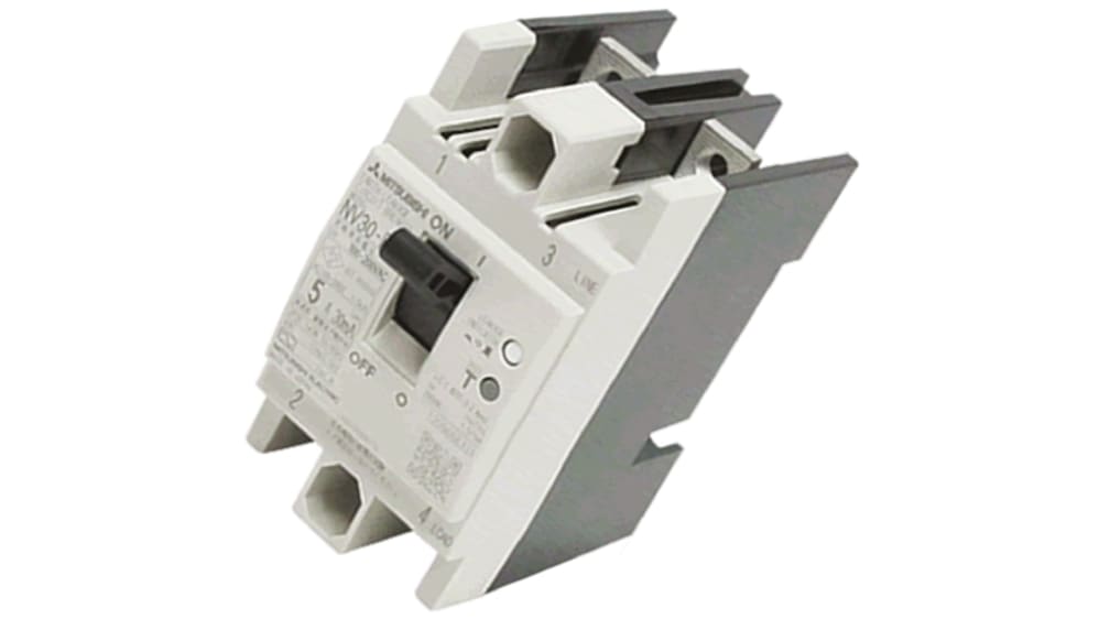 三菱　NV30-FA 2P 5A 30mA 8個 三菱電機（MITSUBISHI ELECTRIC） NV30-FA 2P 5A 漏電遮断器 FA
