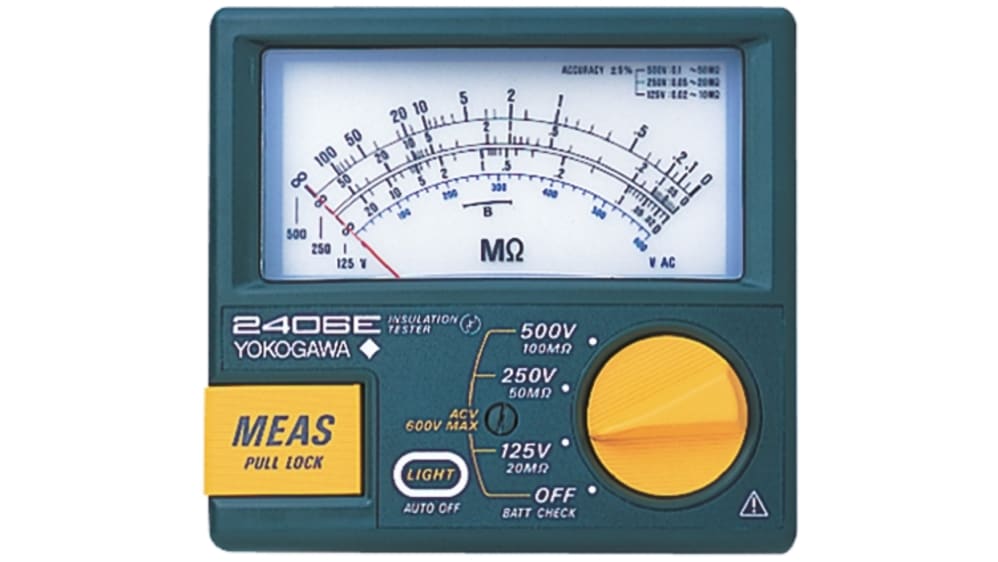 2406 33 | 横河メータ＆インスツルメンツ 絶縁抵抗計 最大抵抗