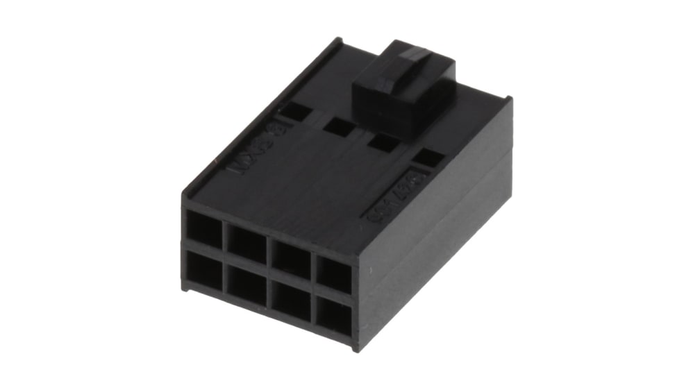 Molex コネクタハウジング 8極 ピッチ：2.54mm 2列 90142-0008 | RS
