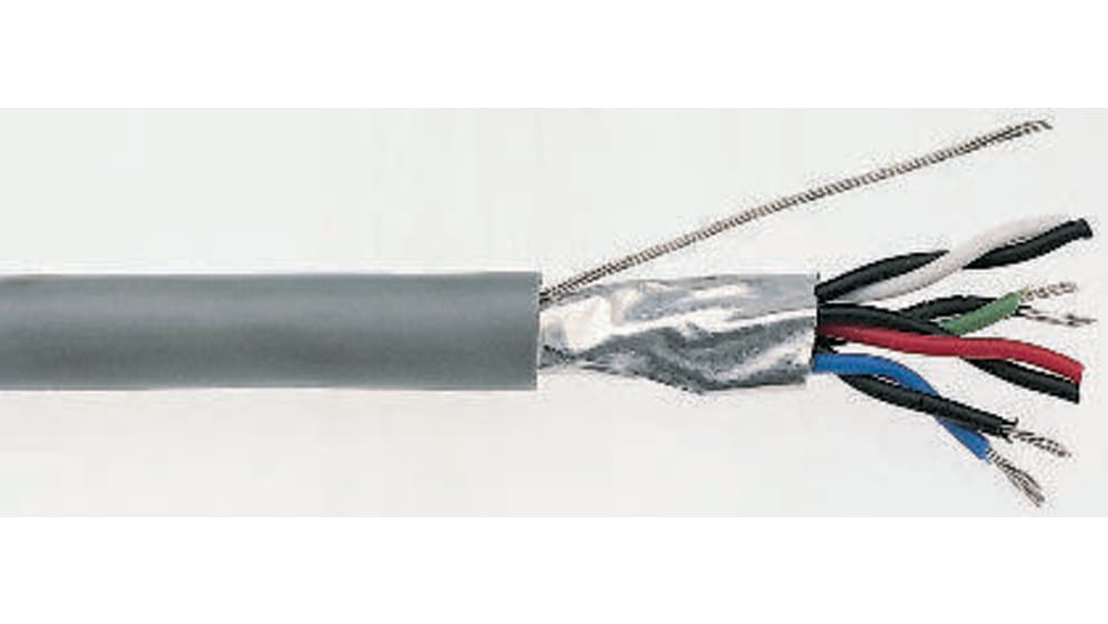 特注Σコードペア RS PRO ツイストペア データケーブル, 6ペア, 12芯, 24, 遮蔽, 100m | RS