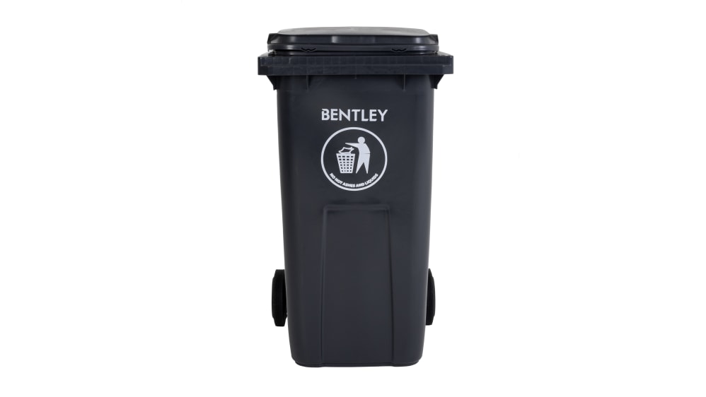 Black Wheelie Bin 120 Litre, 52 OFF