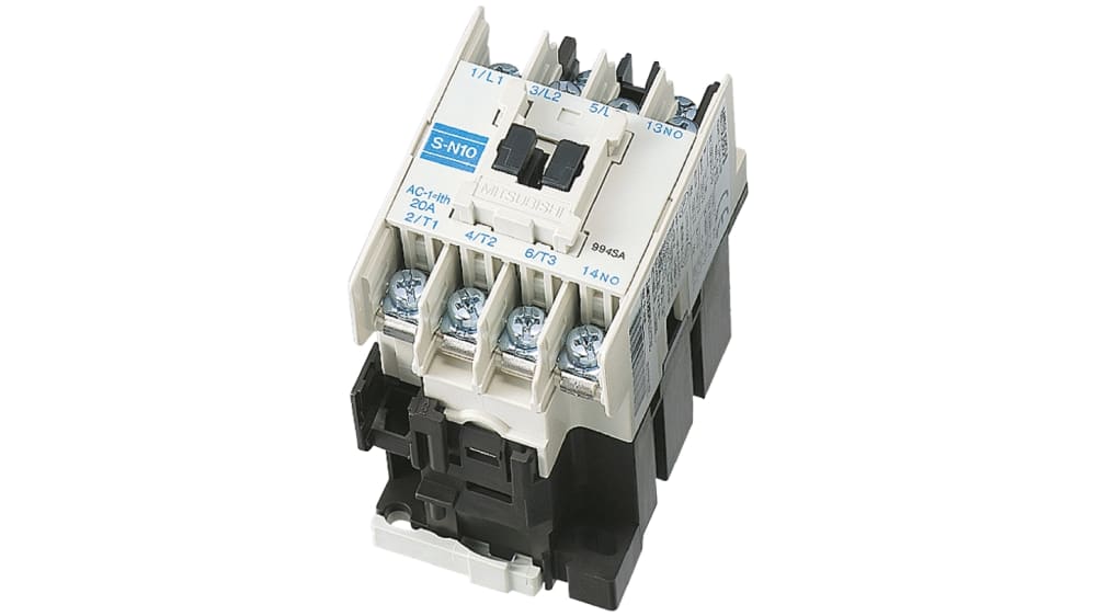 三菱電機 電磁接触器 220 V ac, S-N10 AC200V | RS 三菱電機 電磁接触器 220 V ac, S-N10 AC200V | RS
