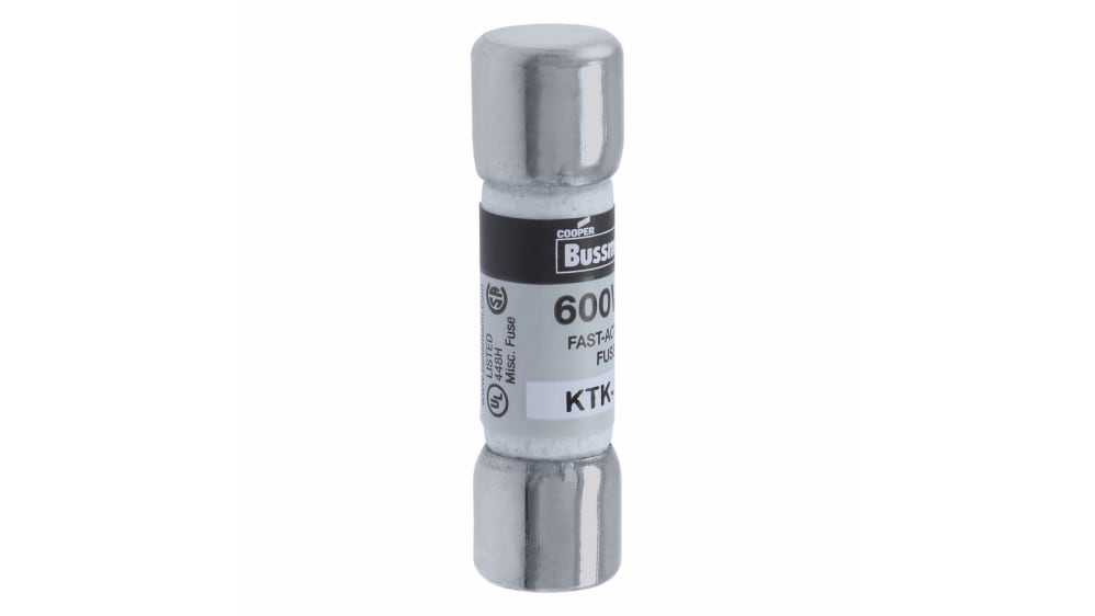 KTK-30 Eaton 30A F Melamine Cartridge Fuse, 10 x 38mm RS