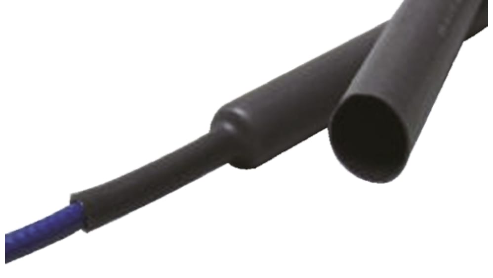 Sumitomo 熱収縮チューブ, 収縮前 4.8mm, 収縮後 1.5mm, 黒 3 Sumitomo 熱収縮チューブ, 収縮前 4.8mm, 収縮後 1.5mm, 黒 3