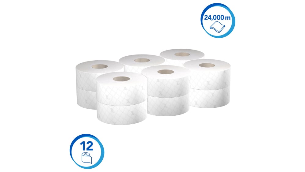 Rouleau de papier toilette Jumbo Scott® Essential™ 8615 - Papier