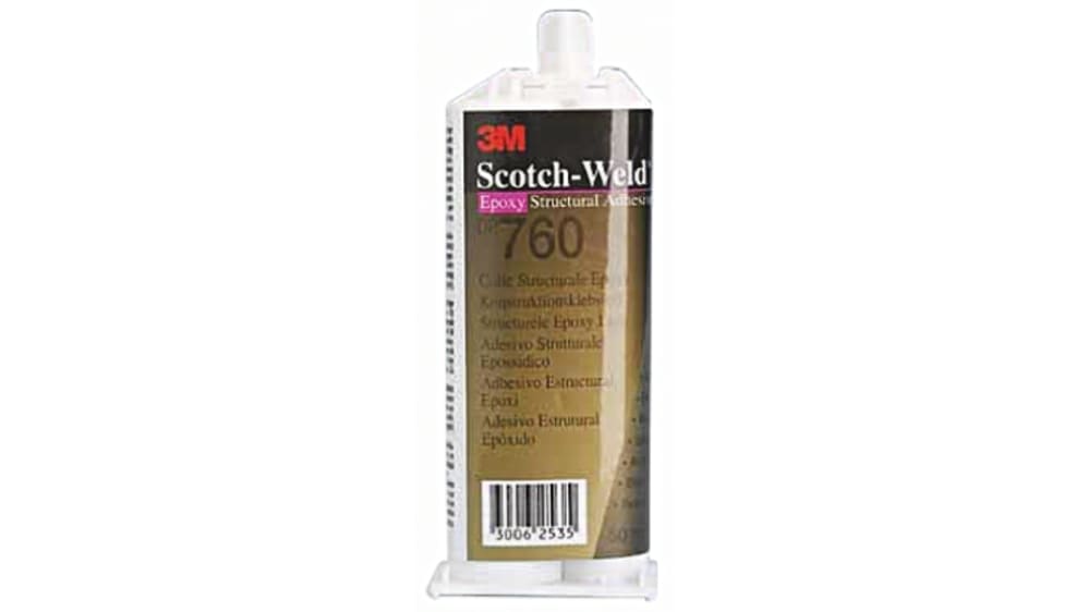 Adesivo epossidico 3M Scotch-Weld DP760, col. Marrone, Tubo da 50 ml