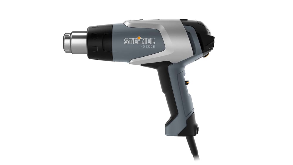 Steinel Heat Gun HM 1920 E, 2000 W, 80-600°C, heteluchtpistool met keramische verwarming, voor krimpen, filmen en lassen van kunststoffen