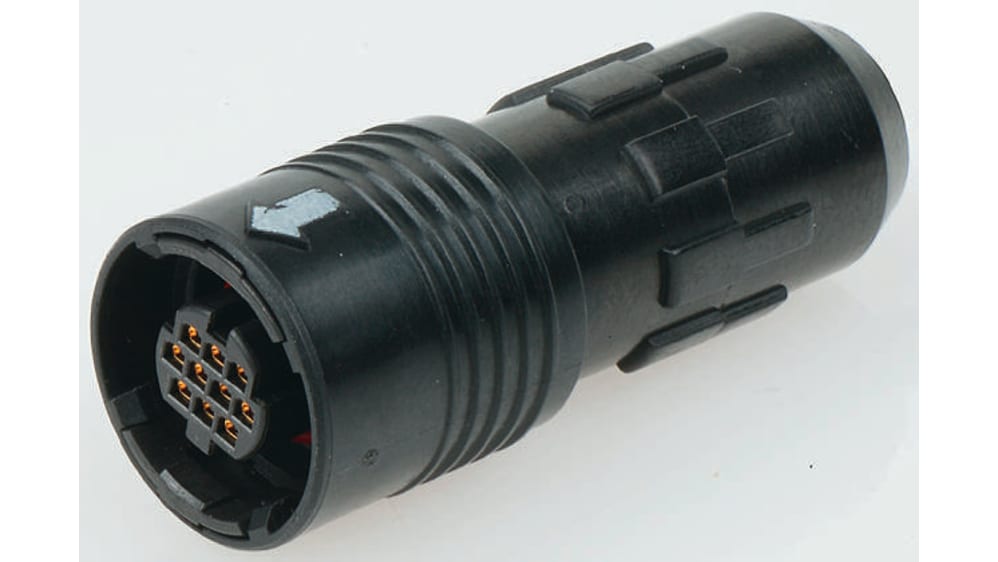 HR30-8P-12PC(71) | ヒロセ電機 メス 丸型コネクタ, 12極 HR30-8P-12PC(71) | ヒロセ電機 メス 丸型コネクタ, 12極