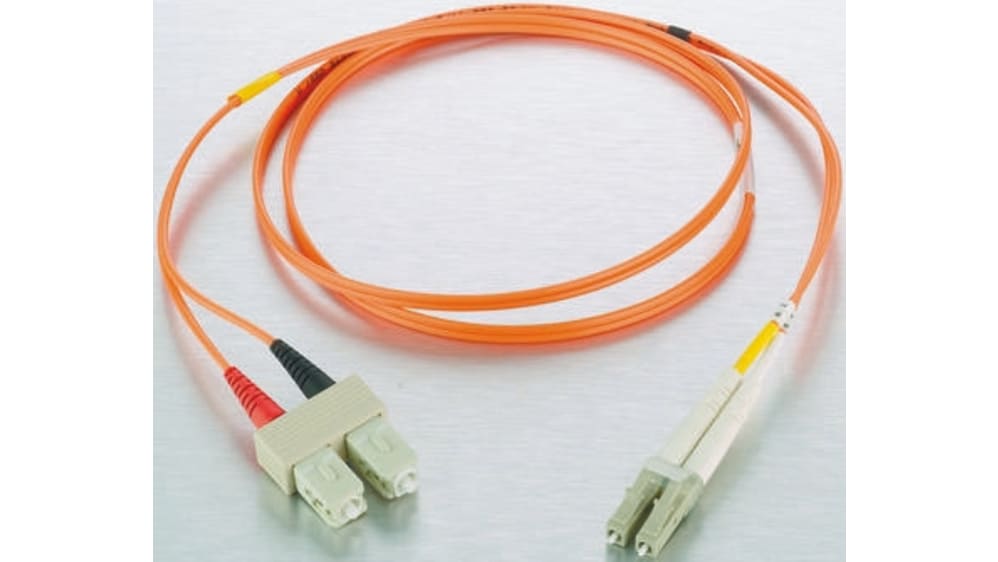 RS PRO 光ケーブル, LC - SC, マルチモード, 50/125μm, 3m, 低煙性