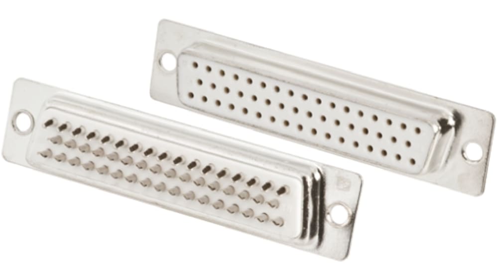 RS PRO 50 Way Panel Mount D-sub Connector Socket, 2.77mm Pitch