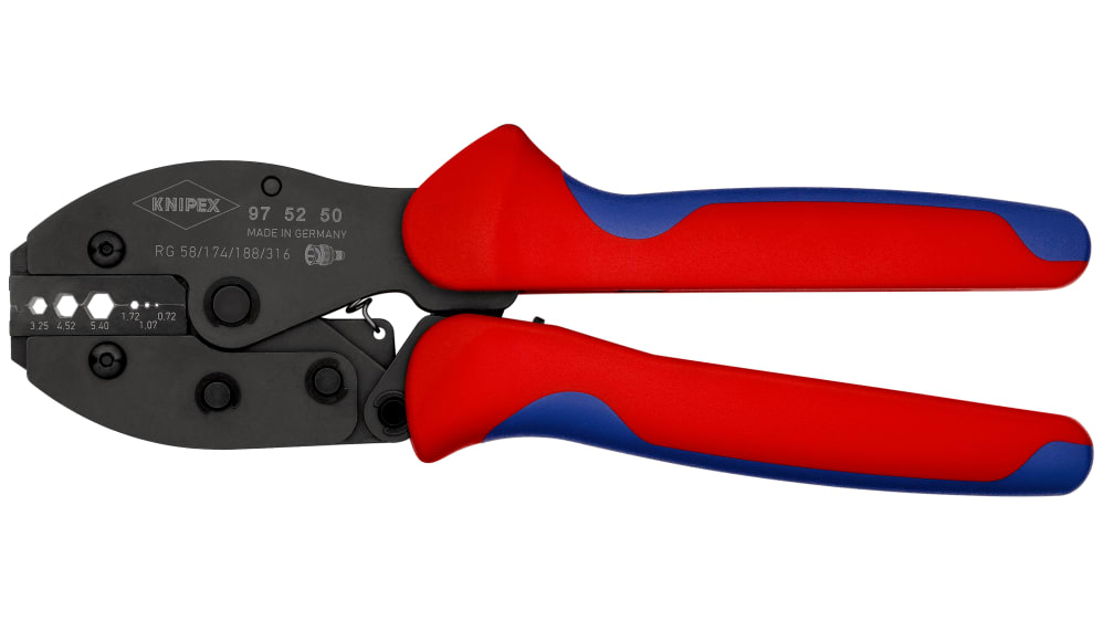 Knipex 圧着工具, 圧着工具, PreciForce®シリーズ, 97 52 50 | RS Knipex 圧着工具, 圧着工具, PreciForce®シリーズ, 97 52 50 | RS