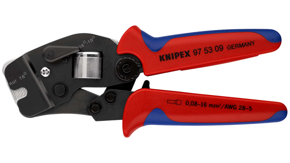 Knipex 圧着工具, 圧着工具 0.08 - 10.0 and 16.0 mm², 97 53 09
