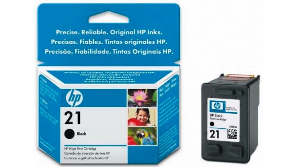 Inchiostro originale hp 21 (C9351AE) per hp 5 ml nero