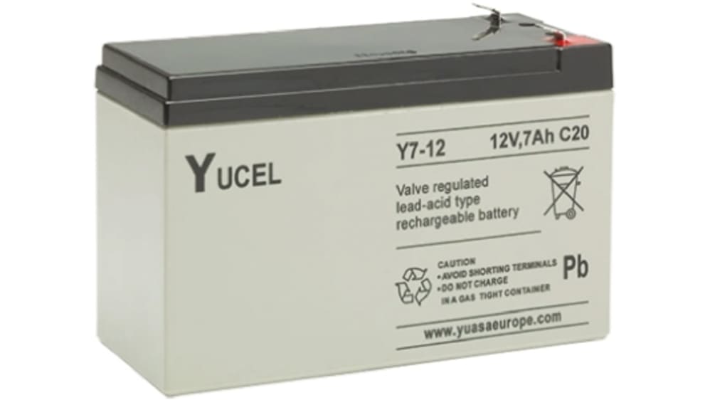 Yuasa Y17-12IFR Yucel Y Series, 12V 17Ah Valve Regulated Lead Acid