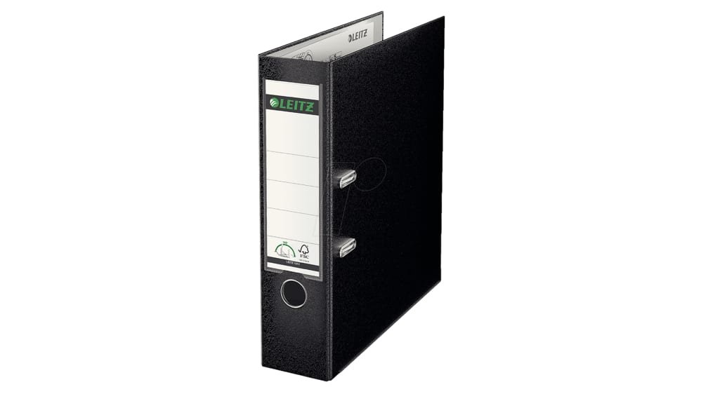LEITZ Buchbindemappe 10,5mm A4 74140095 schwarz 10 Stück - Paul