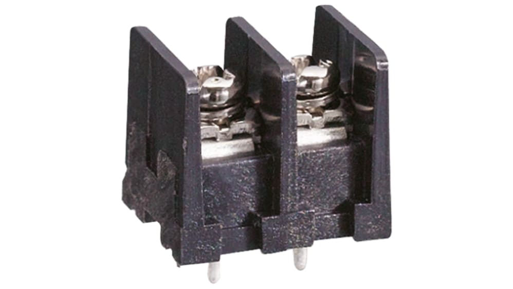 ML-40-S1BYF-2P | サトーパーツ バリア端子台, 1 列, 2 極, 10A ML-40-S1BYF-2P | サトーパーツ バリア端子台, 1 列, 2 極, 10A