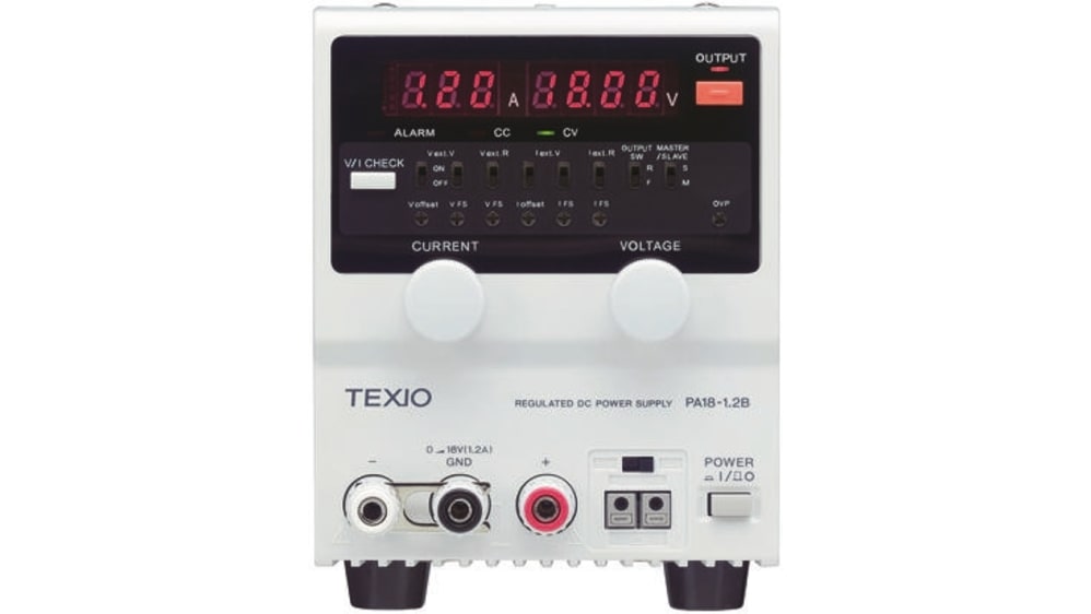 PA36-3B | Texio Corporation ベンチ電源, 出力数:1, 0 → 36V PA36-3B | Texio Corporation ベンチ電源, 出力数:1, 0 → 36V