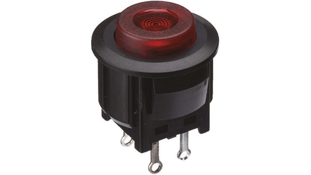 DS-664K-C-L-S-K-TR | Miyama 押しボタンスイッチ, ラッチ, SPST DS-664K-C-L-S-K-TR | Miyama 押しボタンスイッチ, ラッチ, SPST