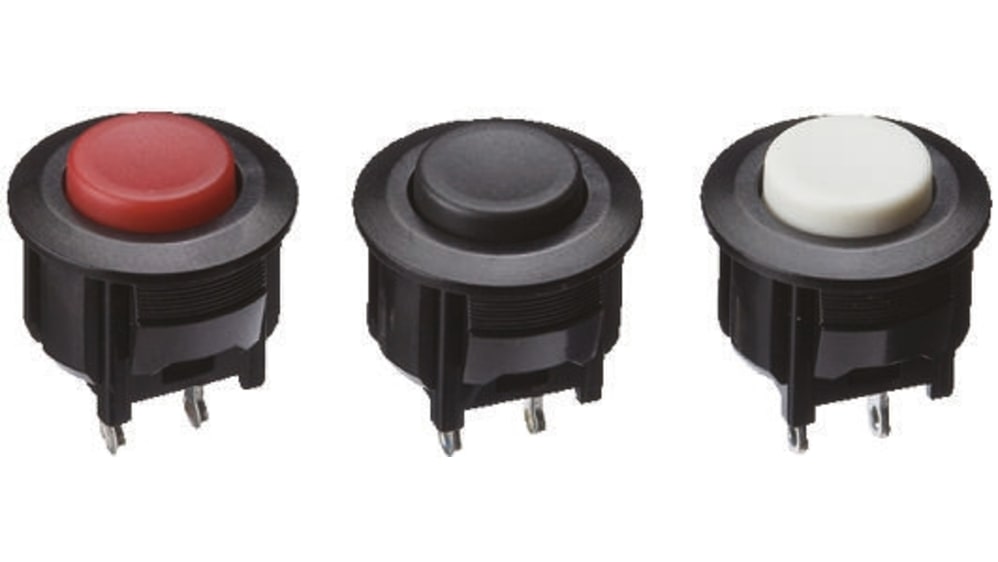 DS-663C-R-W-S-K-K | Miyama 押しボタンスイッチ, モーメンタリ, SPST