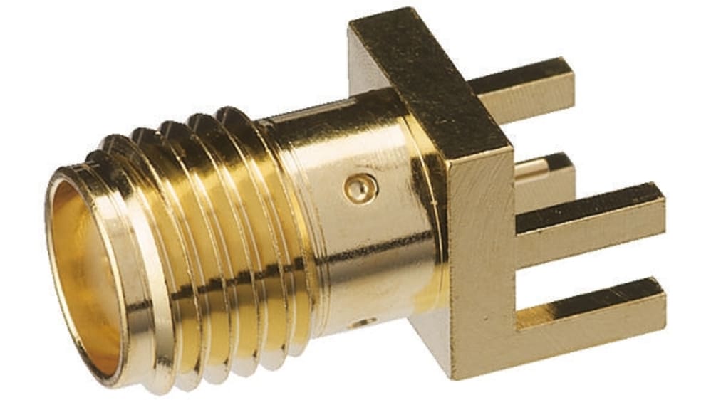 ユウエツ精機 同軸コネクタ メス エッジ SMAコネクタ, 089-PE08D 50 Ω