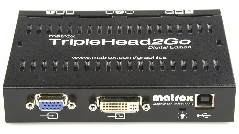 T2G-D3D-IF | Matrox 1 Input 3 Output DVI Multi-Monitor Adapter