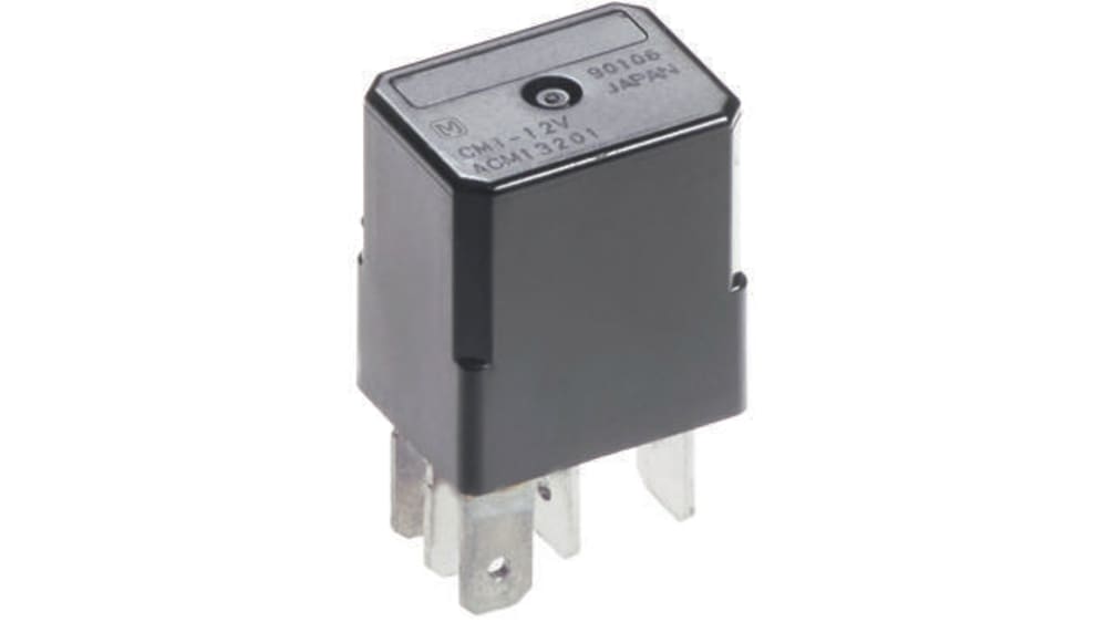 Panasonic Plug In Automotive Relay, 12V dc Coil Voltage, 1A Switching  Current, SPDT