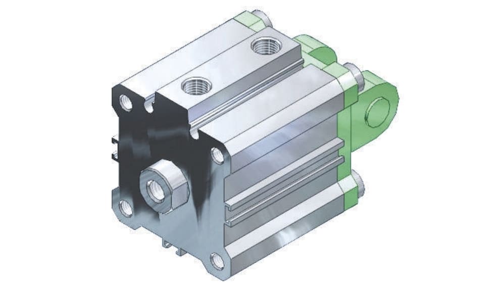 SMC コンパクトエアシリンダ CQSシリーズ ボア：16mm ストローク：30mm CDQSB16-30D | RS