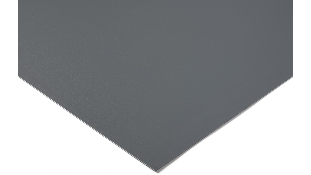 Plaque PVC RS PRO Gris, 1000mm x 500mm x 50mm