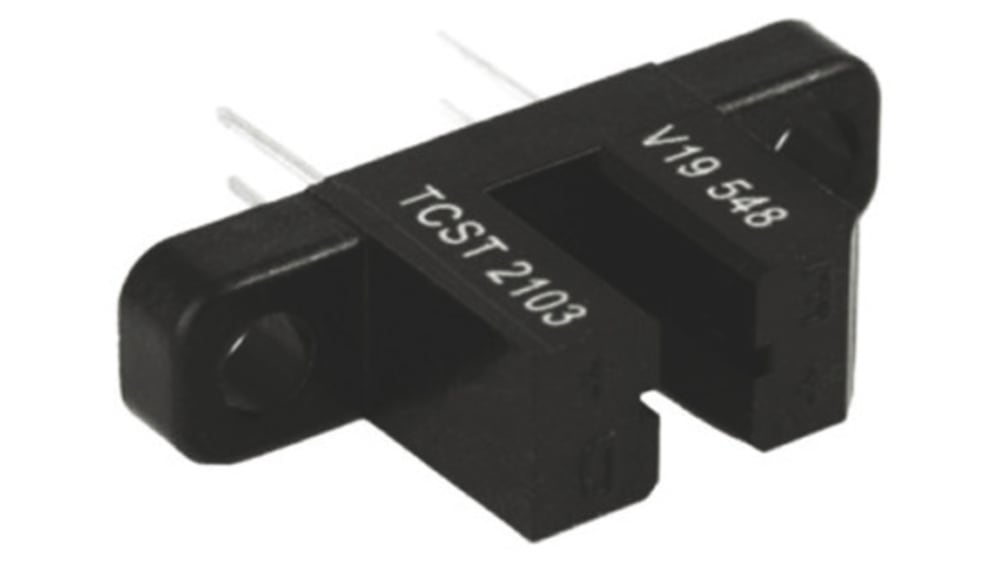 Lot 1020x TCST1202 – Capteur Photocoupleur à Fente VISHAY 70V, CTR 10% @20mA, Largeur Fente 3,1 Mm