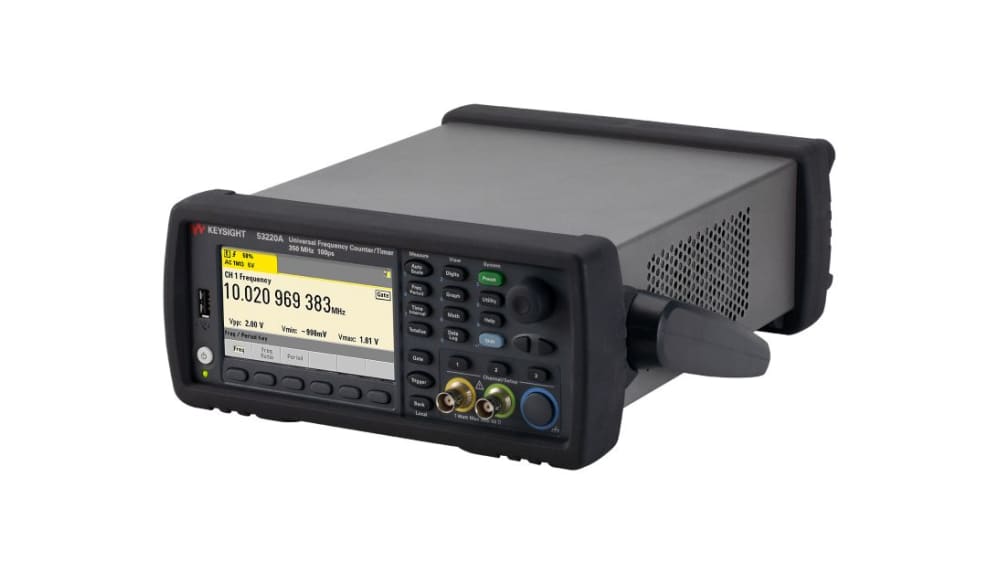 Keysight Technologies 周波数カウンタ, 0 Hz ～ 350MHz 表示, 12桁