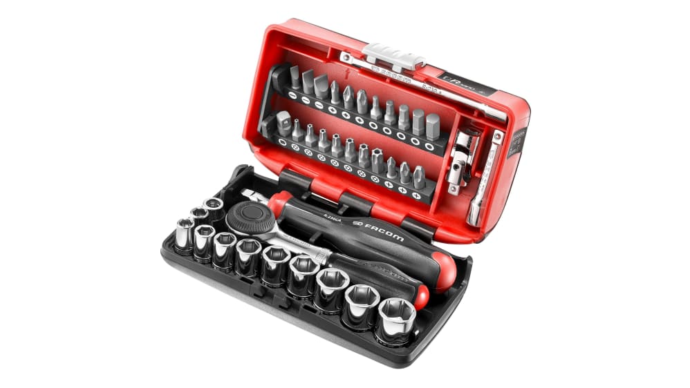 Facom ソケットセット1/4インチ 38ピース R.360NANOPB | RS Facom ソケットセット1/4インチ 38ピース R.360NANOPB | RS