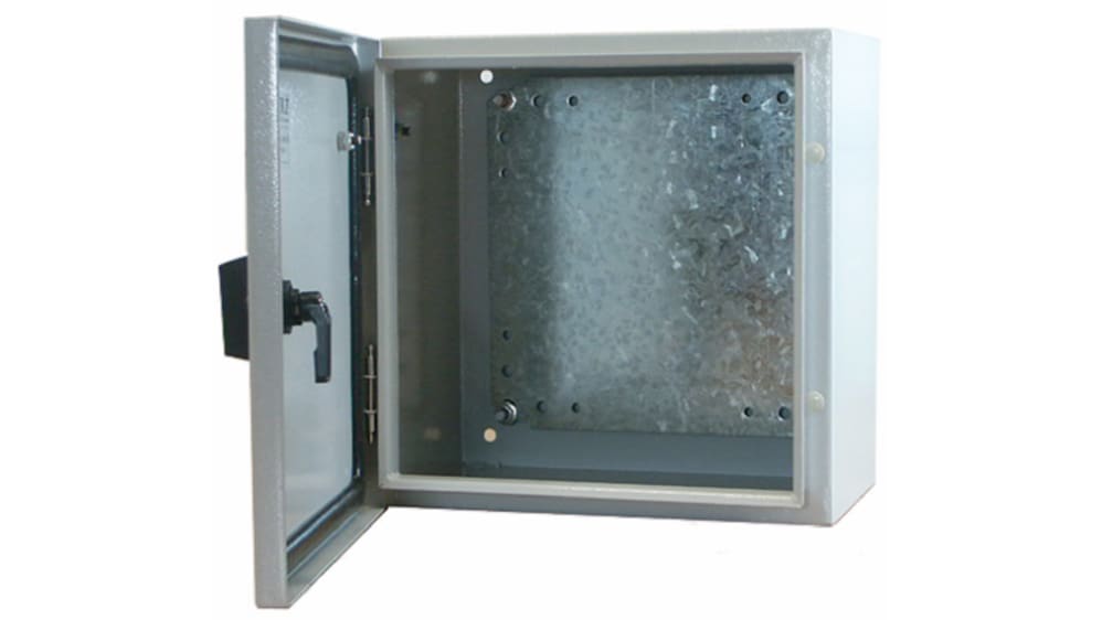 RS PRO Steel Wall Box, IP65, 300 mm x 300 mm x 200mm | RS