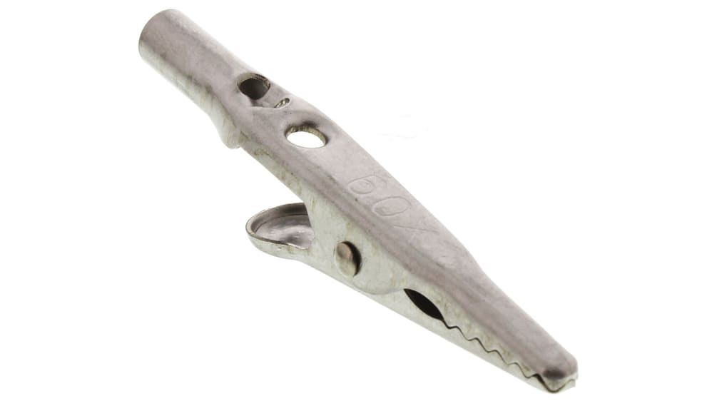 BU-60X | ミューラー わに口クリップ, 10A, 8mm, ステンレス鋼 | RS